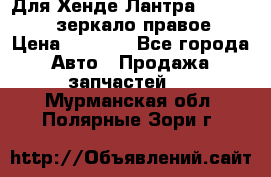 Для Хенде Лантра 1995-99 J2 зеркало правое › Цена ­ 1 300 - Все города Авто » Продажа запчастей   . Мурманская обл.,Полярные Зори г.